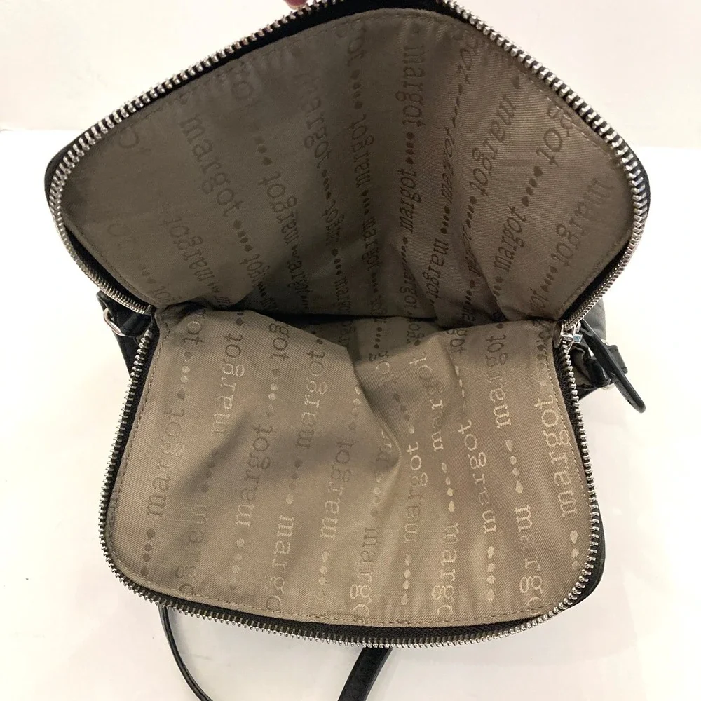 margot black leather